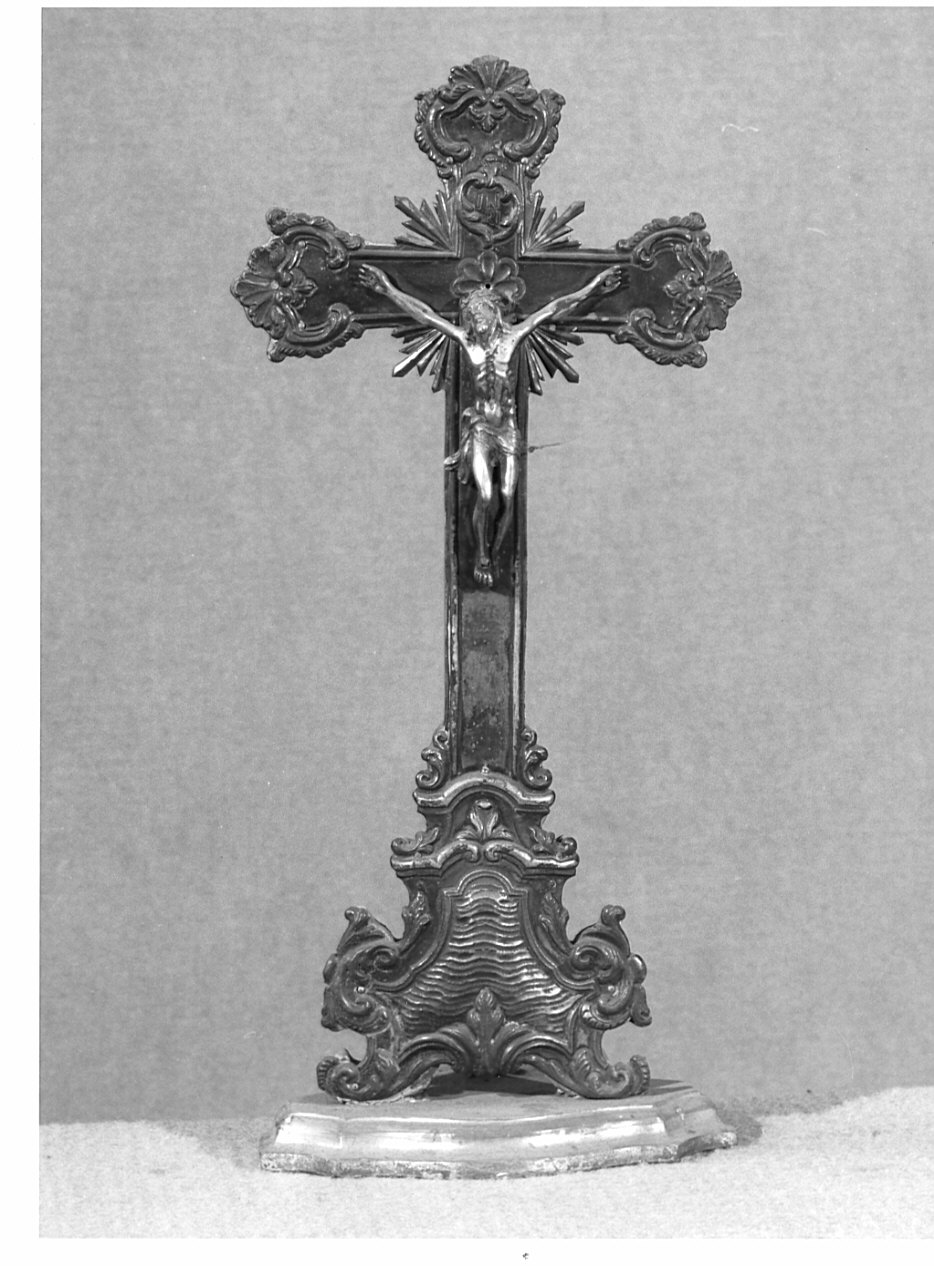 croce d'altare, opera isolata - bottega lombarda (sec. XIX)