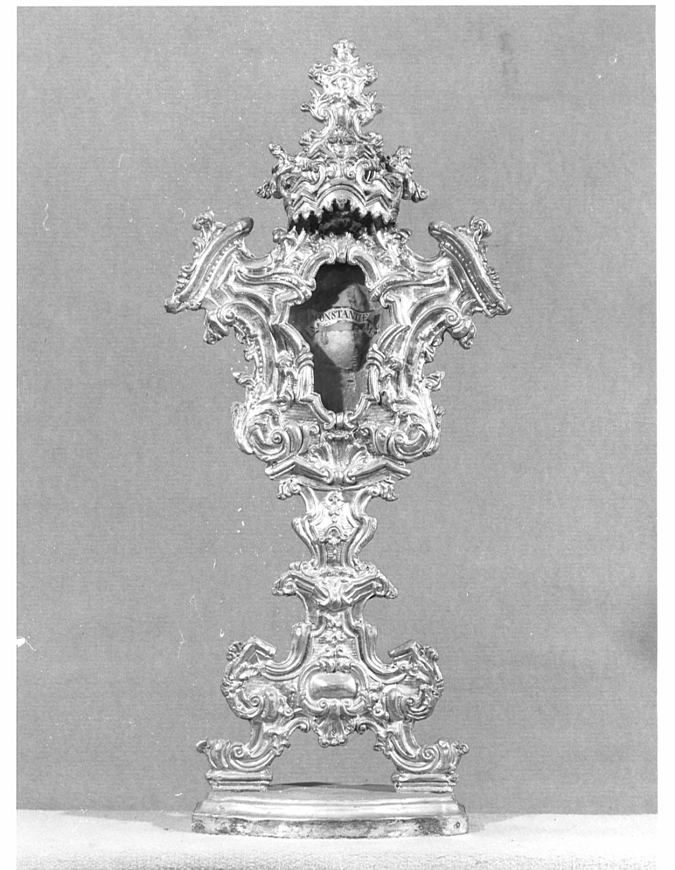 reliquiario-ostensorio, serie - bottega lombarda (prima metà sec. XVIII)