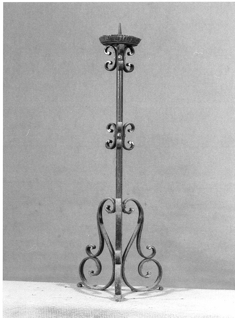 candelabro funebre, serie - bottega lombarda (sec. XIX)