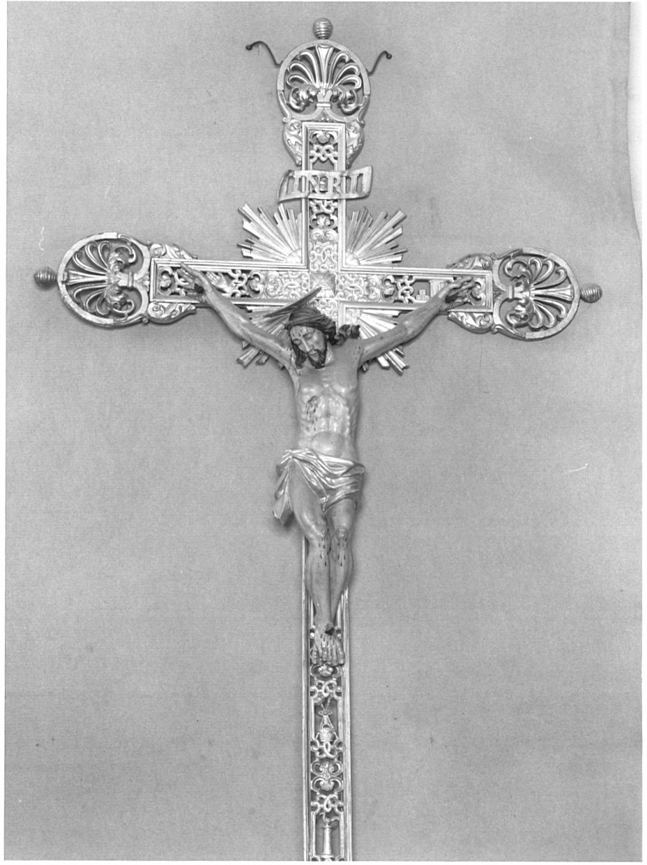 croce processionale, opera isolata - bottega lombarda (sec. XIX)