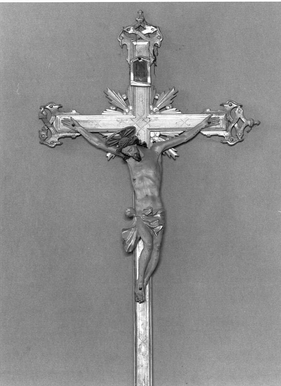 croce processionale, opera isolata - bottega lombarda (sec. XIX)