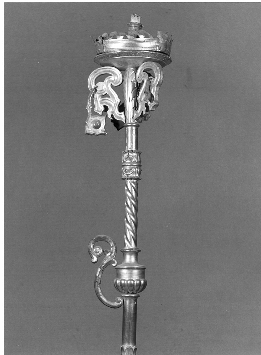 candelabro portatile, coppia - bottega lombarda (sec. XIX)