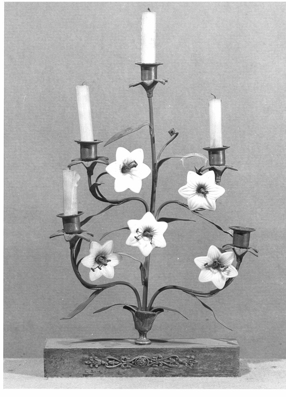 candeliere, serie - bottega lombarda (sec. XIX)