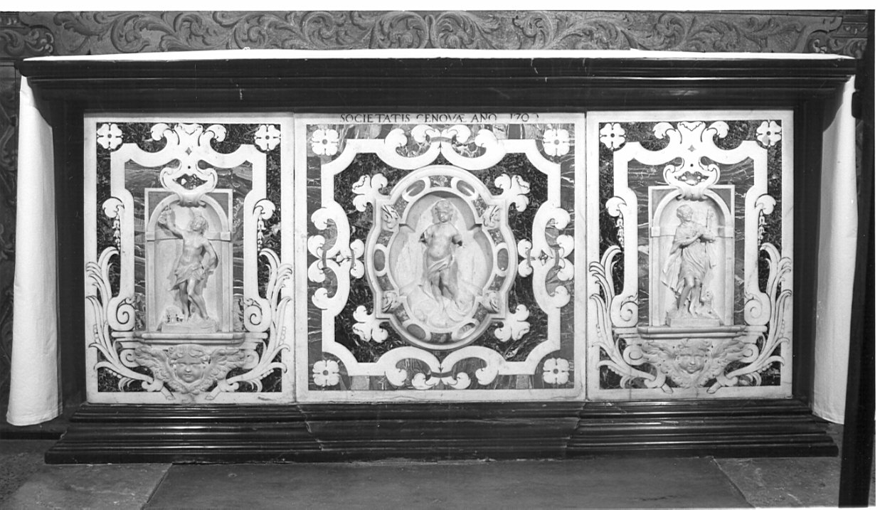 paliotto, opera isolata - bottega genovese (sec. XVIII)