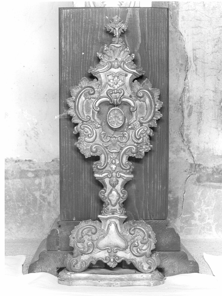 reliquiario - a ostensorio, opera isolata - bottega lombarda (sec. XVIII)