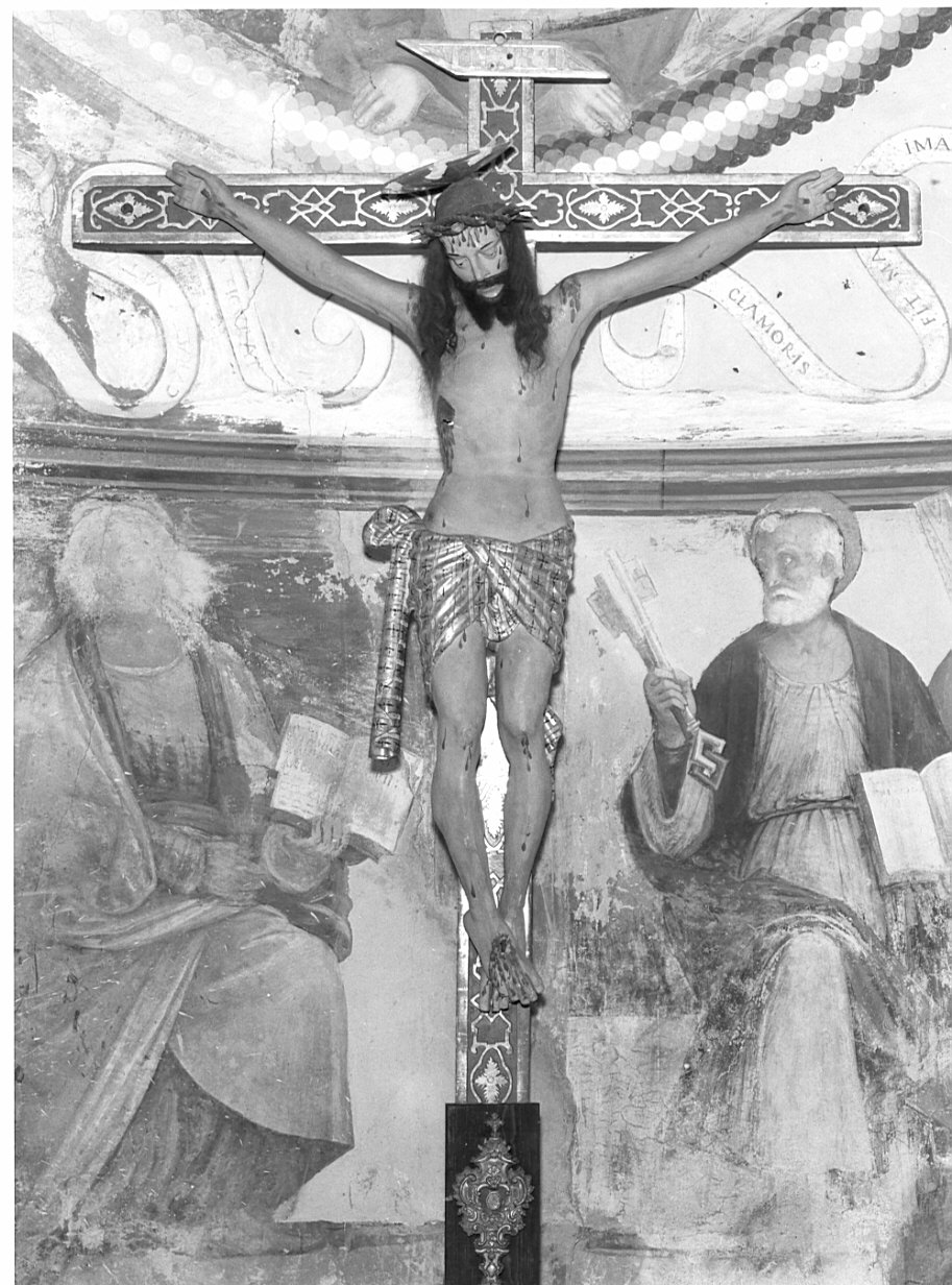 crocifisso, opera isolata - bottega comasca (sec. XVI)