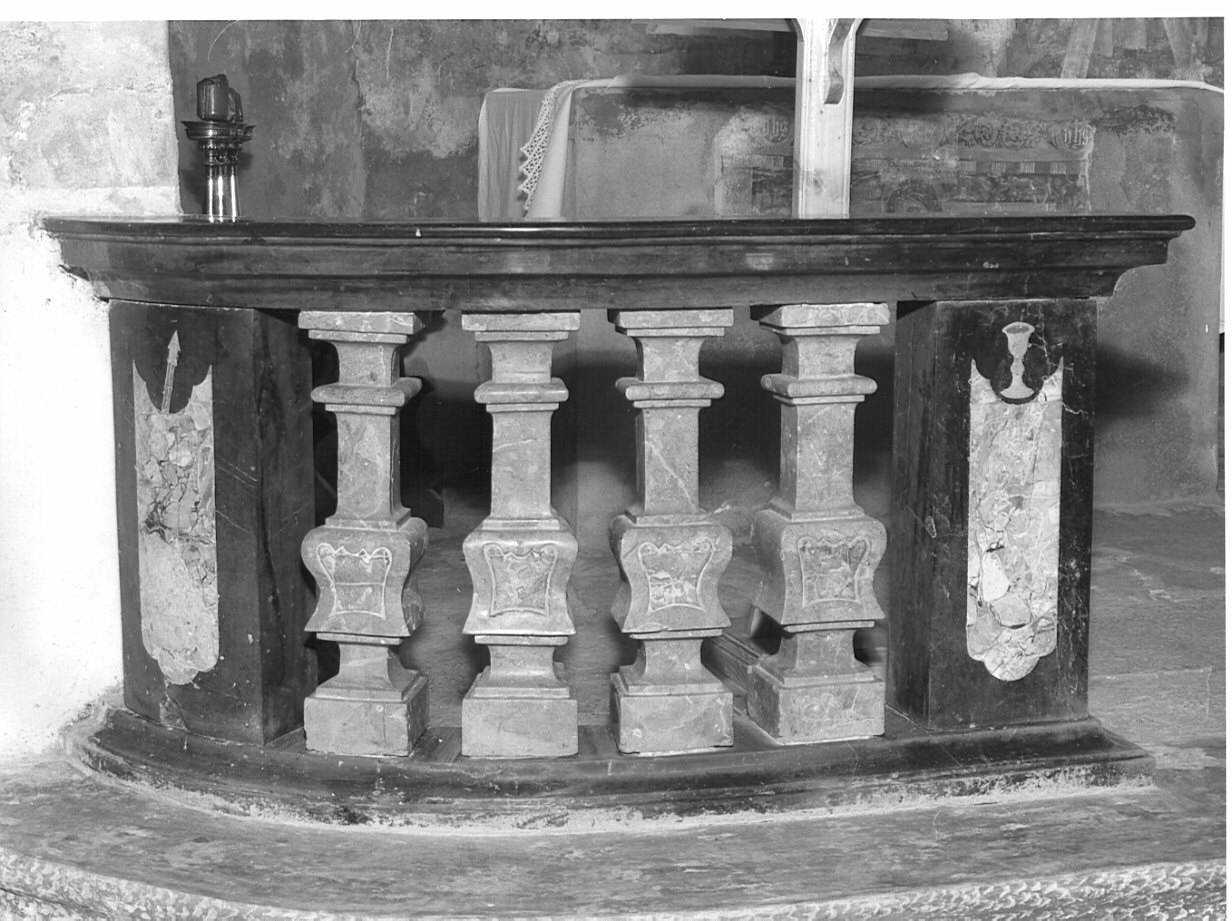 balaustrata, coppia - bottega lombarda (seconda metà sec. XVIII)