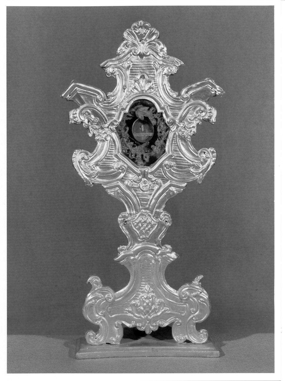 reliquiario-ostensorio, serie - ambito lombardo (sec. XVIII)