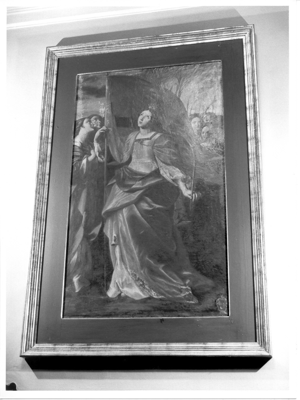 Sant'Orsola (dipinto, pendant) - ambito lombardo (seconda metà sec. XVII)