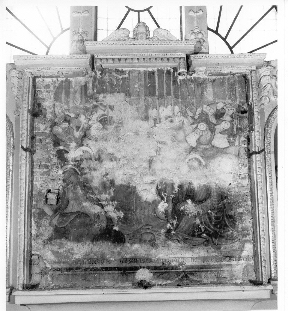 crocifissione (dipinto, opera isolata) - ambito comasco (sec. XV)