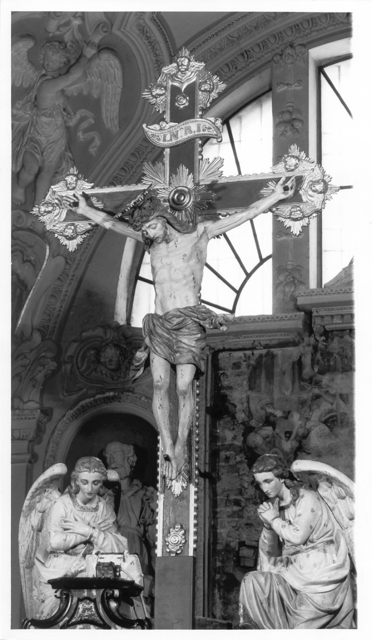 croce processionale, opera isolata - ambito lombardo (prima metà sec. XVIII)