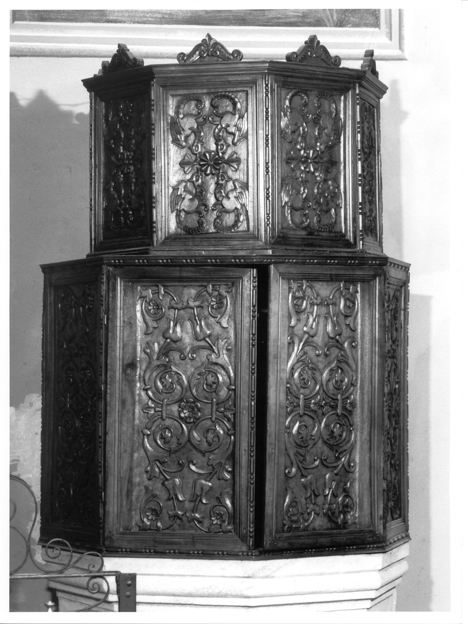 coperchio del fonte battesimale, opera isolata - ambito lombardo (sec. XVI)