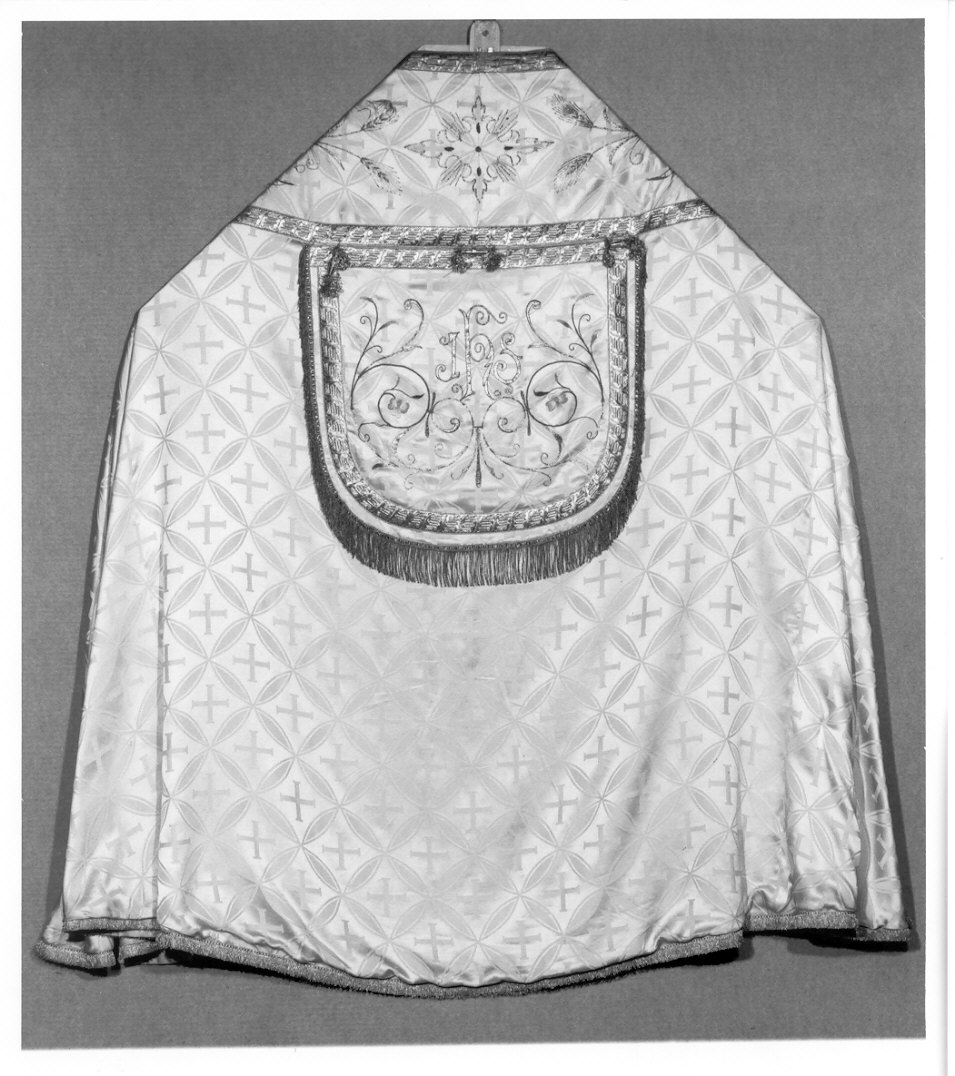 piviale, opera isolata - manifattura italiana (fine/inizio secc. XIX/ XX)