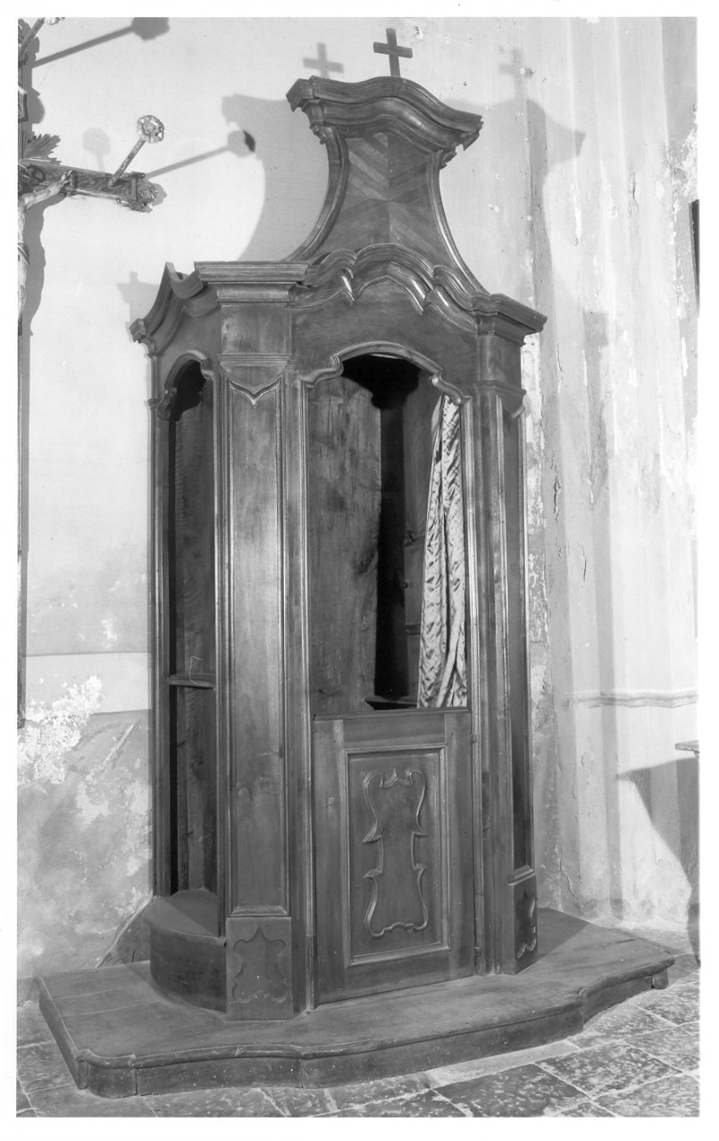 confessionale, coppia - bottega lombarda (sec. XVIII)