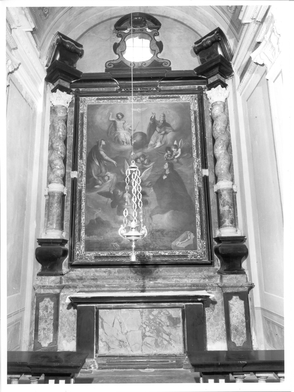 altare - a edicola, opera isolata - ambito lombardo (metà sec. XVII)