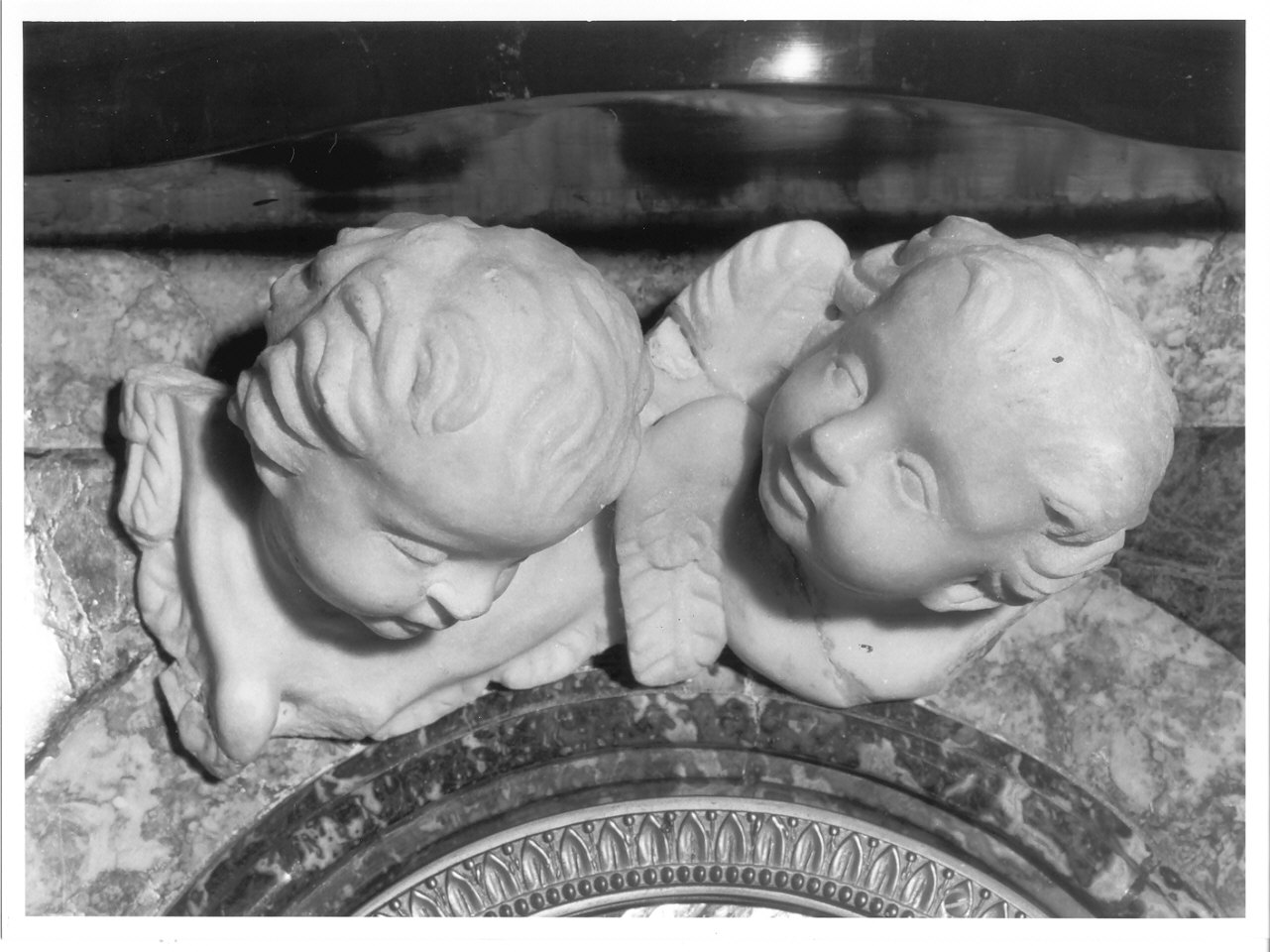 cherubini (rilievo, elemento d'insieme) - ambito lombardo (seconda metà sec. XVIII)