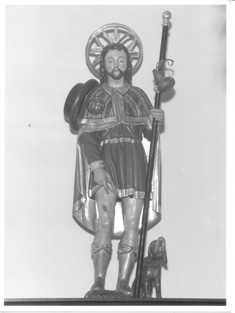San Rocco (statua, opera isolata) - ambito lombardo (sec. XIX)