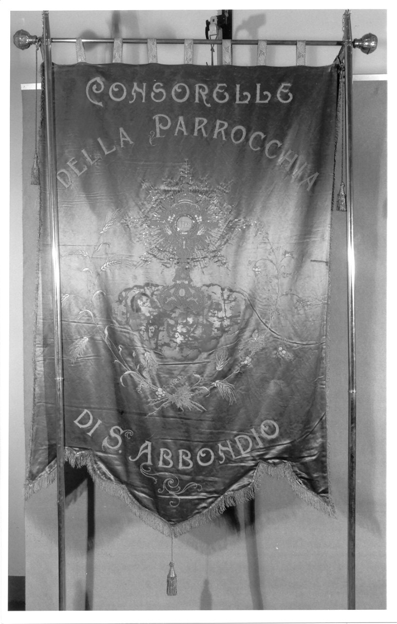 Madonna del Carmelo (stendardo processionale, opera isolata) - ambito lombardo (sec. XIX)