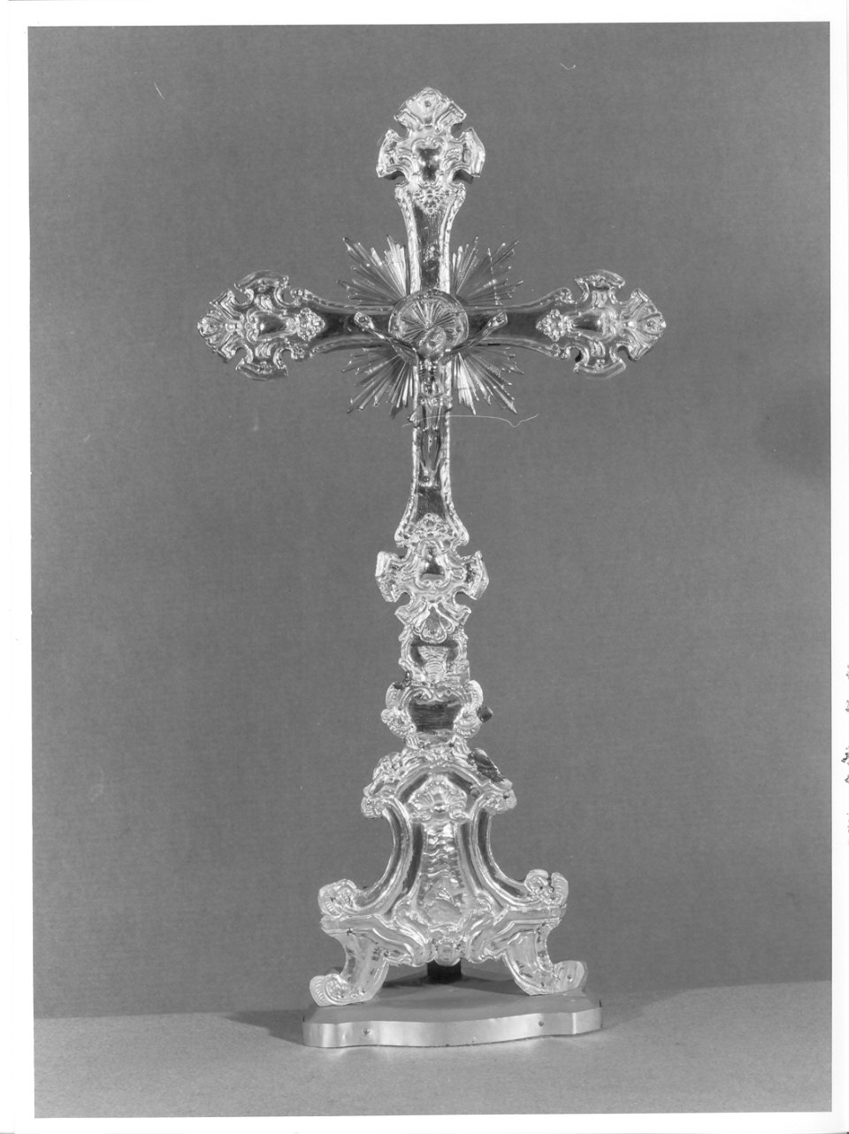 croce d'altare, opera isolata - ambito lombardo (sec. XVIII)