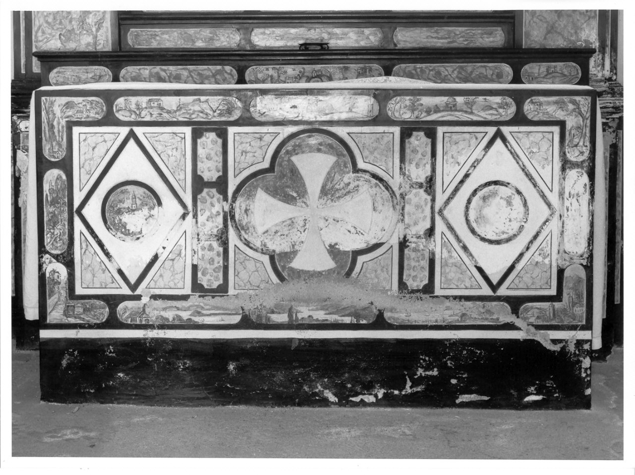 paliotto - a pannello piano, opera isolata - ambito lombardo (fine/inizio secc. XIX/ XX)