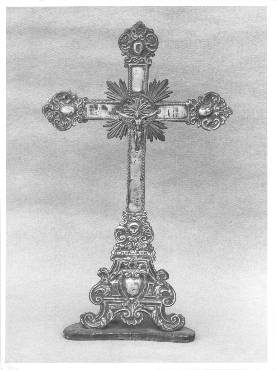 croce d'altare, opera isolata - ambito lombardo (sec. XVIII)