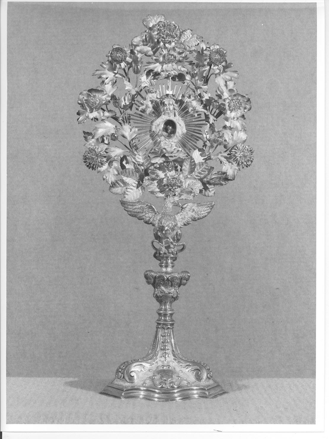 reliquiario-ostensorio, opera isolata di De Tavolini Riccardo (sec. XVIII)