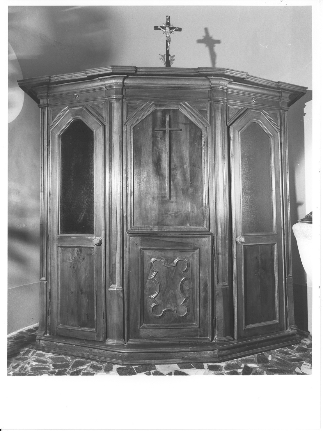 confessionale, opera isolata - ambito lombardo (sec. XVIII)