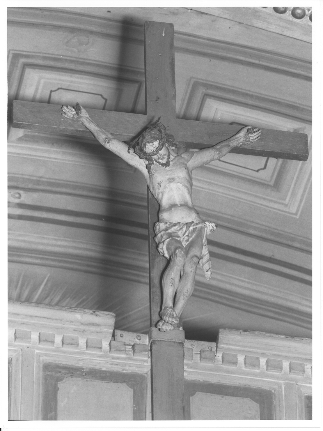 crocifisso, opera isolata - ambito lombardo (sec. XVII)