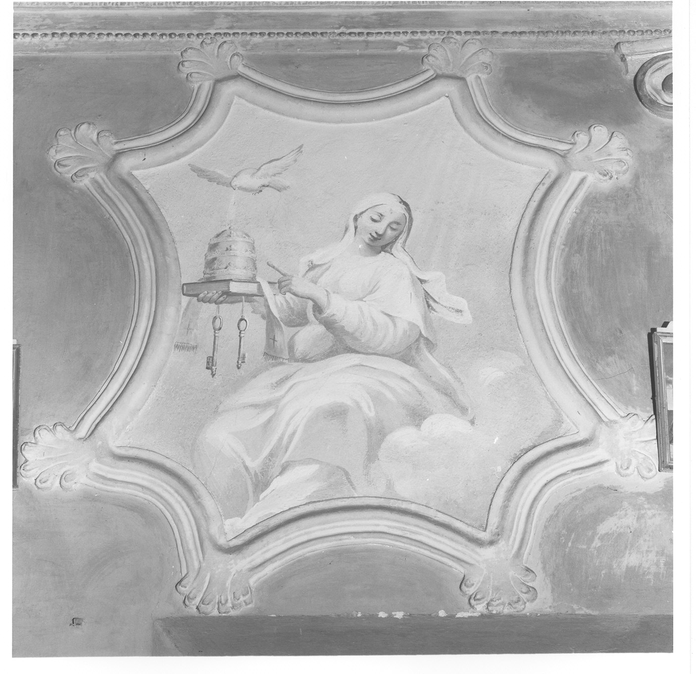 Giustizia (dipinto, elemento d'insieme) - ambito lombardo (prima metà sec. XX)