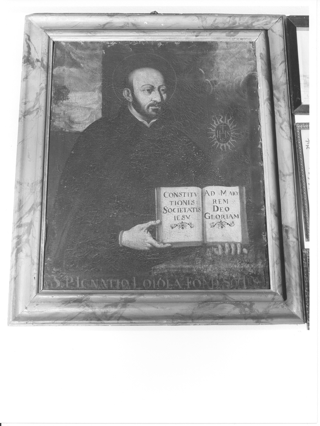 Sant'Ignazio di Loyola (dipinto, opera isolata) - ambito lombardo (seconda metà sec. XVII)