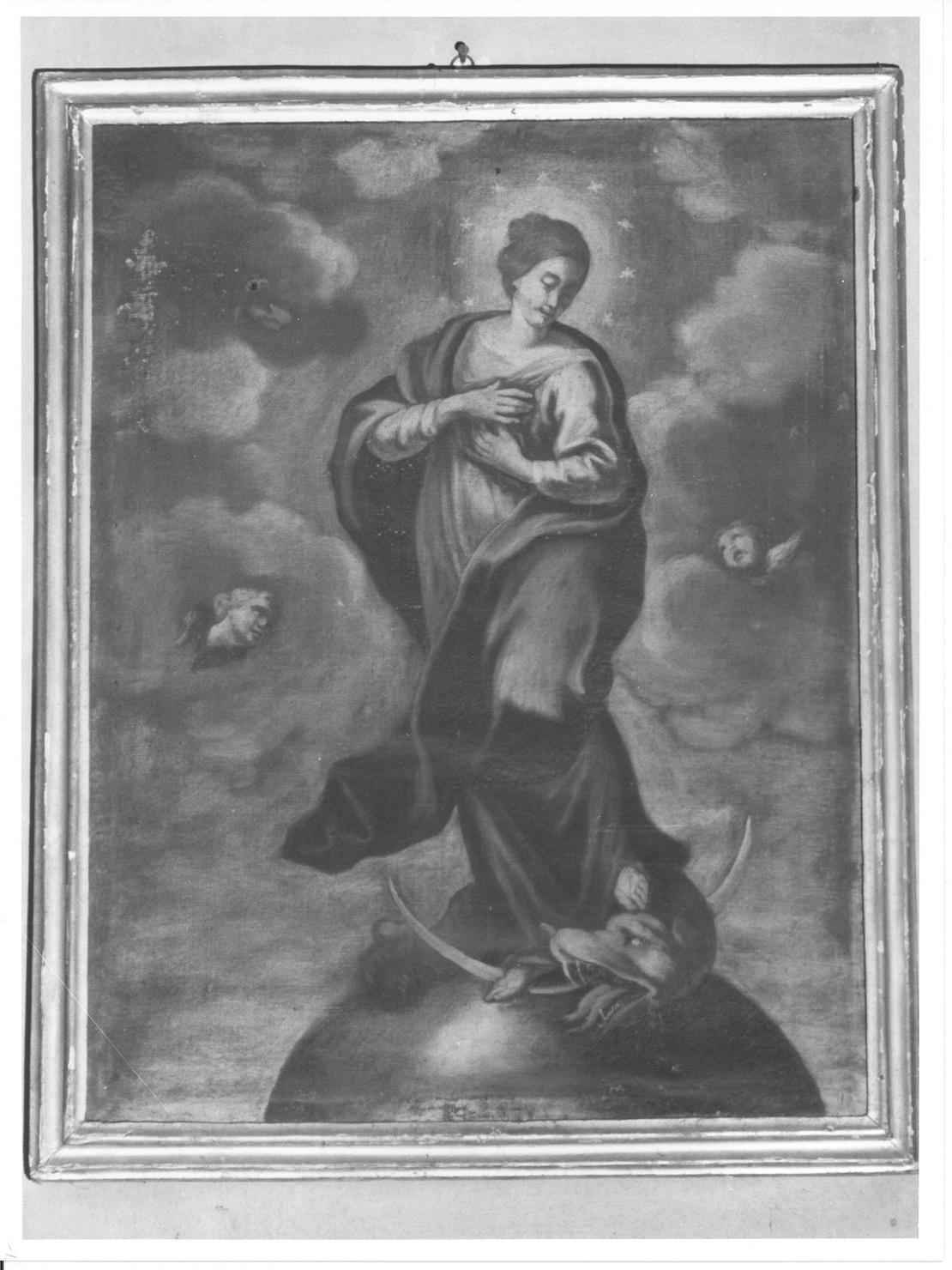 Immacolata Concezione (dipinto, opera isolata) - ambito lombardo (seconda metà sec. XIX)