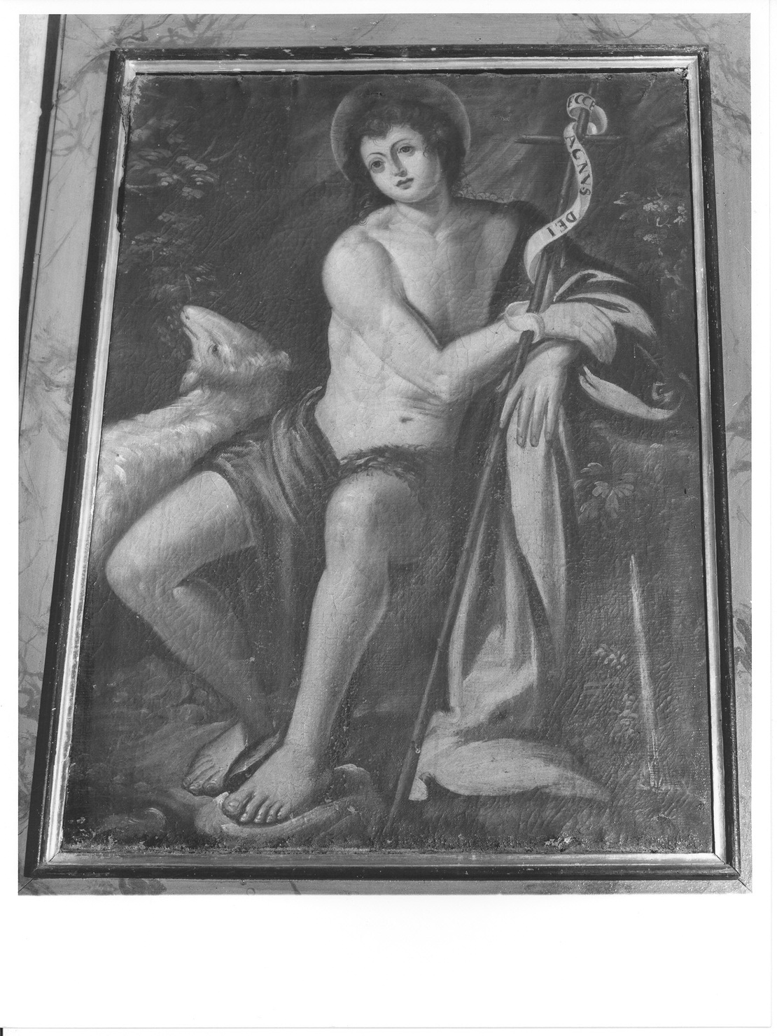 San Giovanni Battista (dipinto, opera isolata) - ambito lombardo (prima metà sec. XVII)