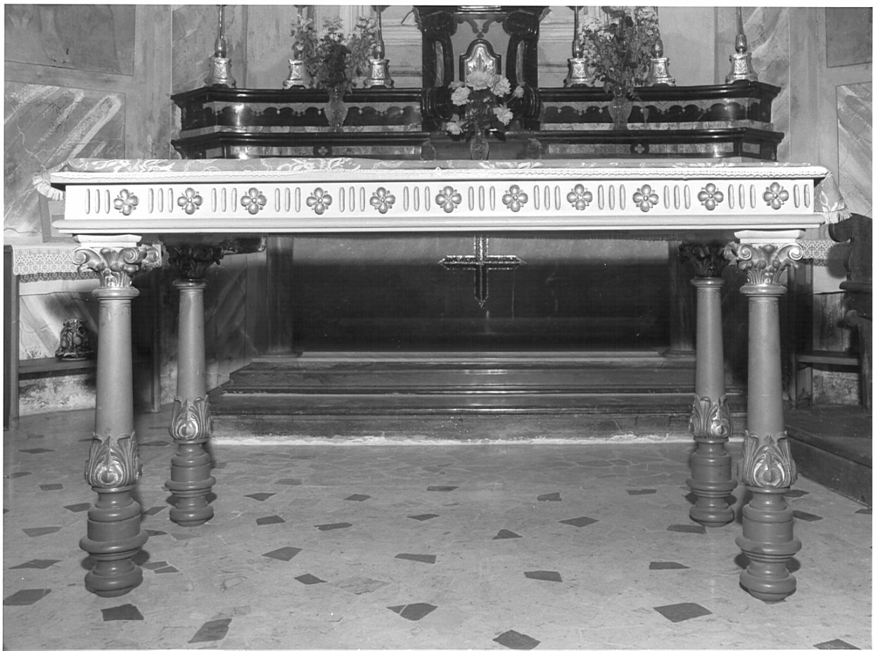 tavolo, opera isolata - bottega lombarda (sec. XX)