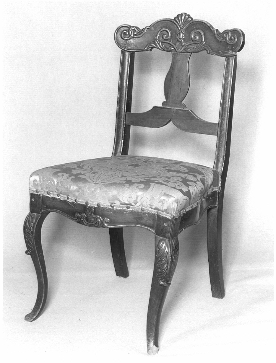 sedia, opera isolata - bottega lombarda (prima metà sec. XX)