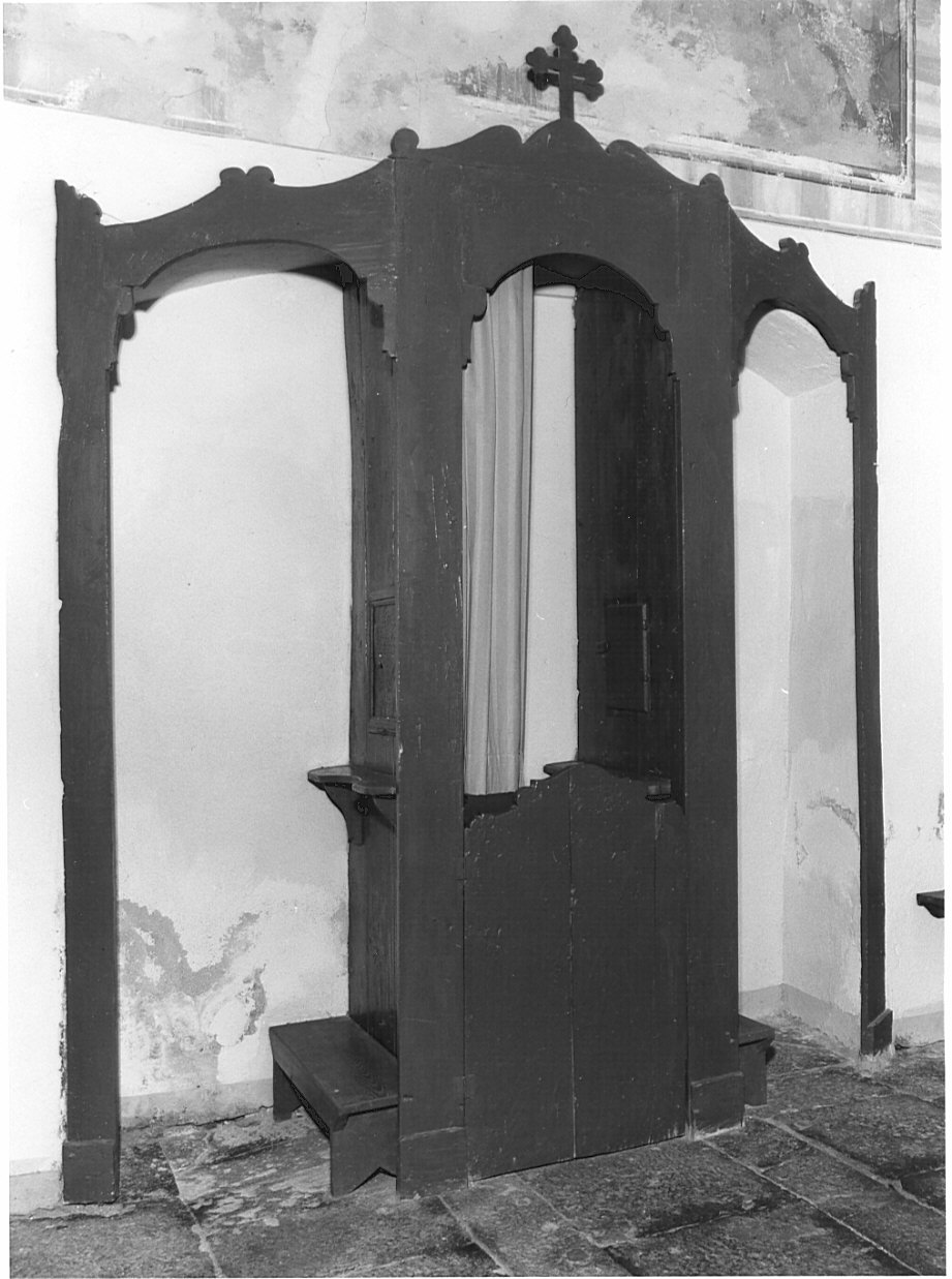 confessionale, serie - bottega lombarda (sec. XVIII)