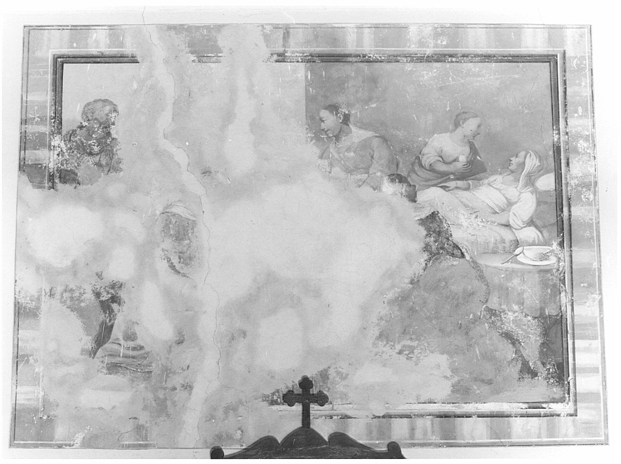 nascita di Maria Vergine (dipinto, elemento d'insieme) - ambito lombardo (sec. XVIII)