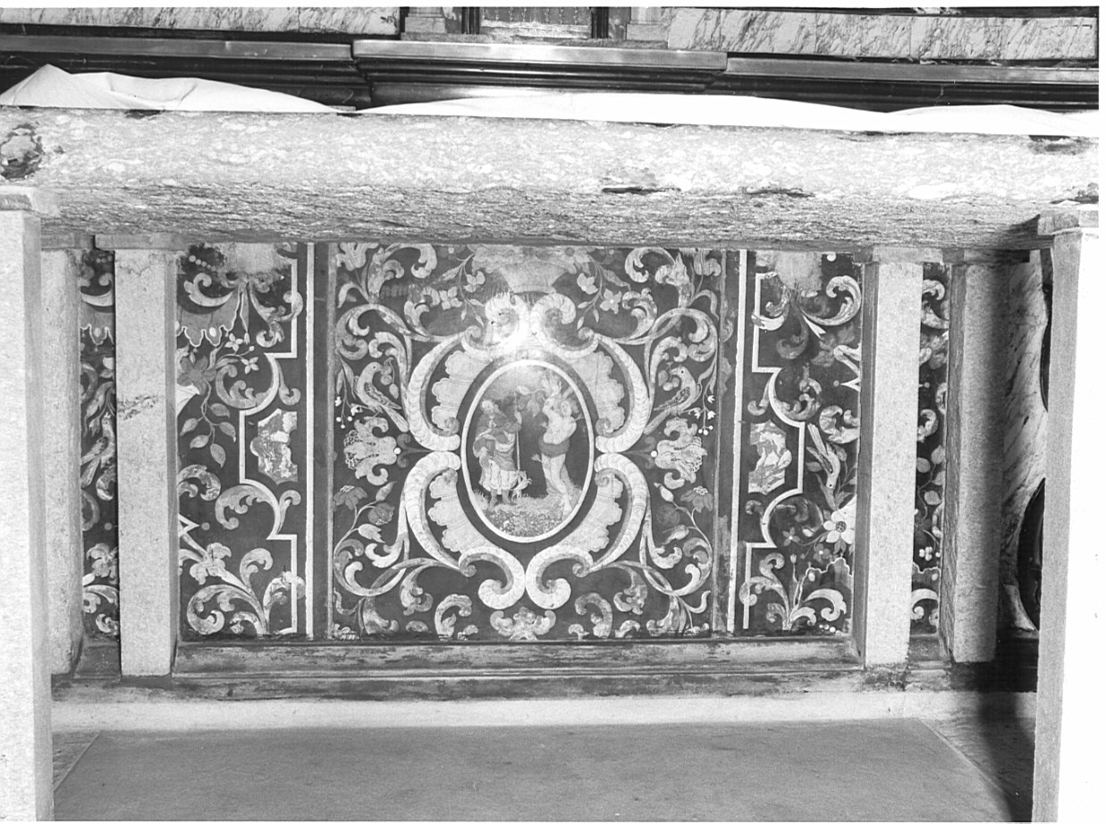 paliotto, elemento d'insieme - bottega lombarda (prima metà sec. XVIII)