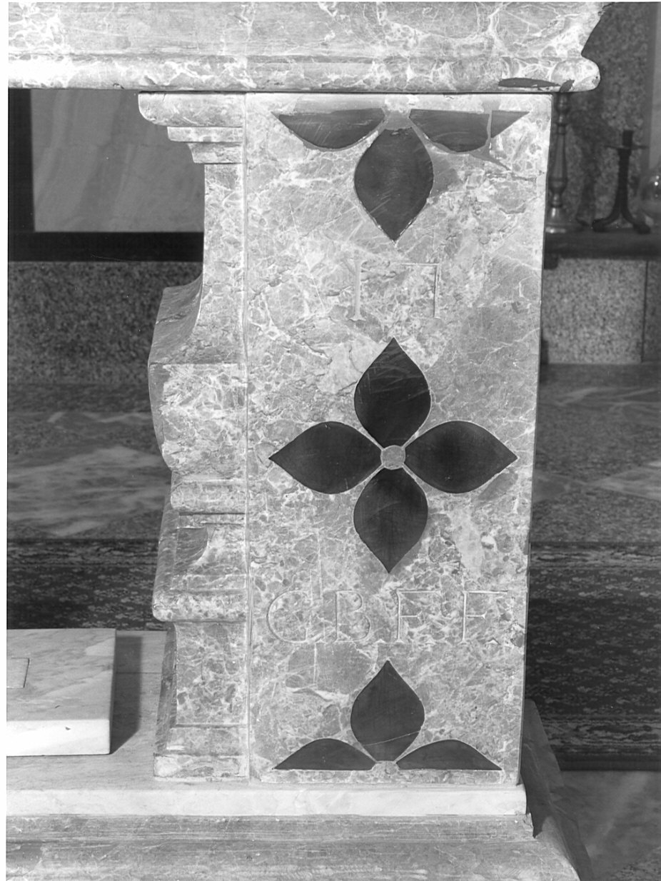 mensa d'altare, opera isolata - bottega lombarda (sec. XVI)