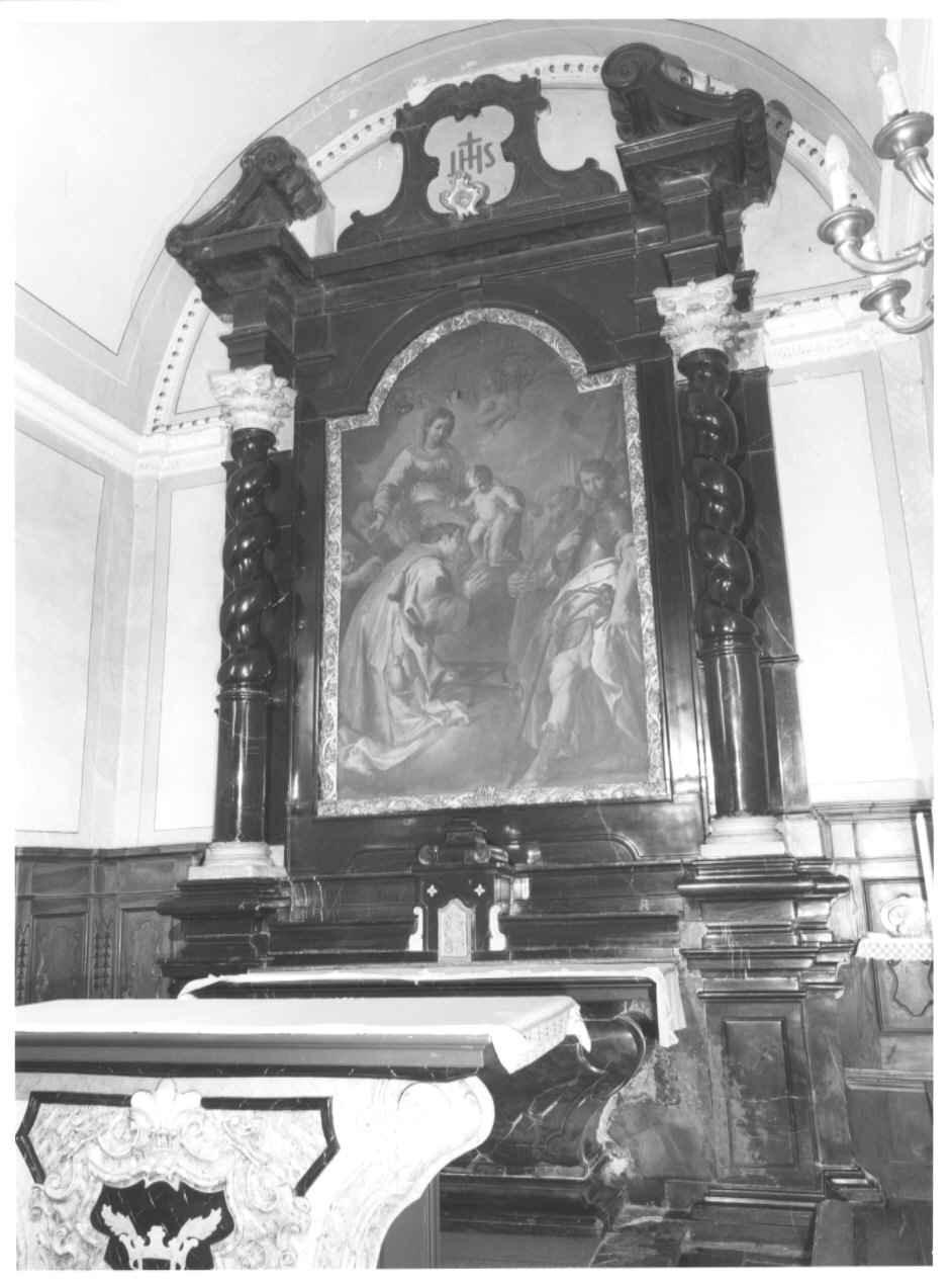 altare maggiore, opera isolata - bottega lombarda (primo quarto sec. XVIII)