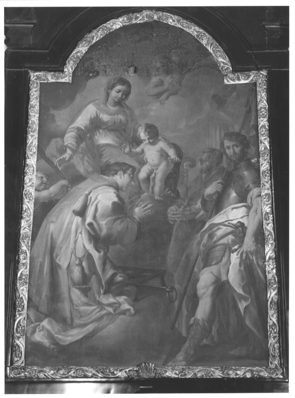 Madonna con Bambino e Santi (dipinto, opera isolata) - ambito lombardo (prima metà sec. XVII)