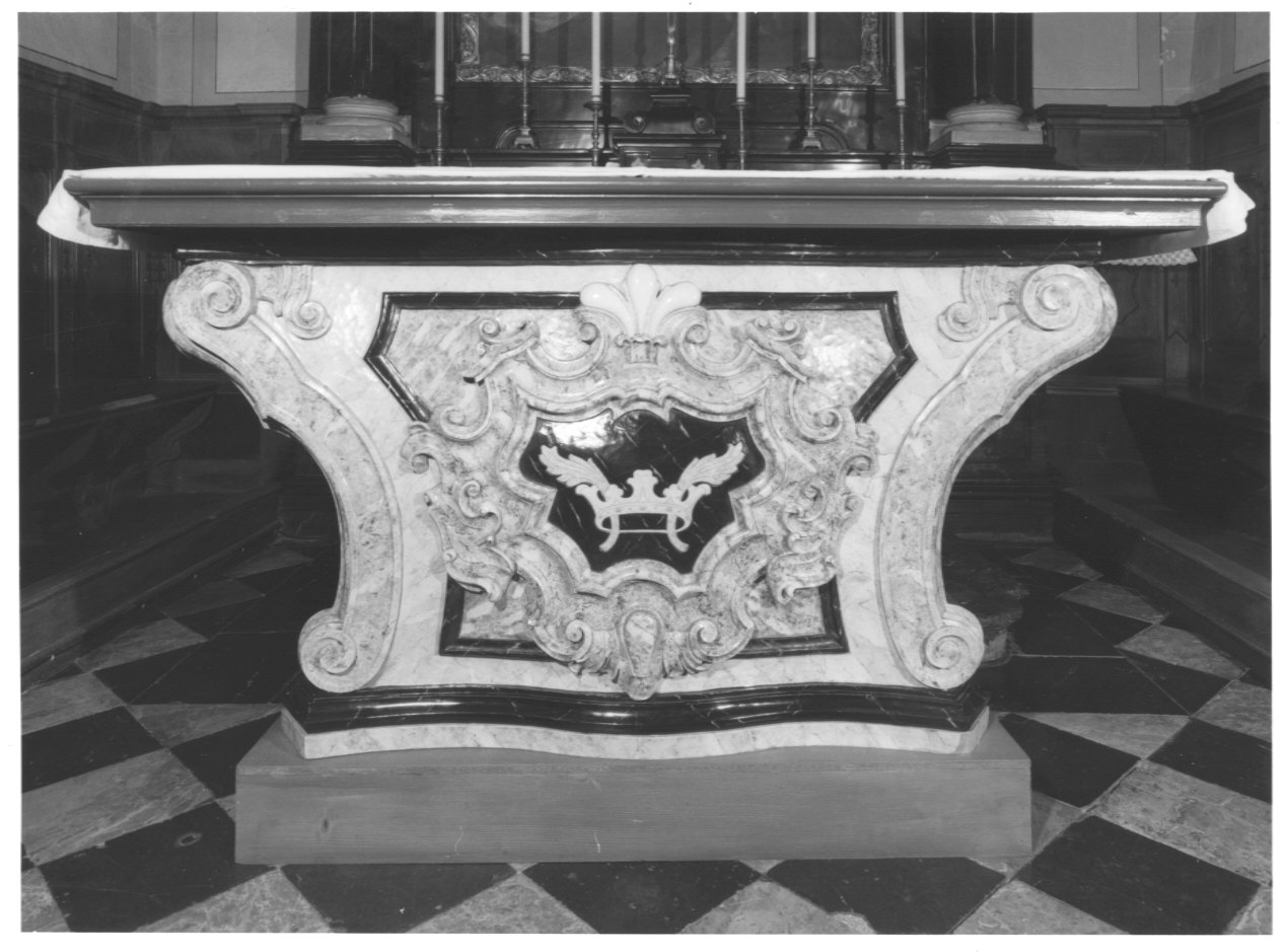 mensa d'altare, opera isolata - bottega lombarda (seconda metà sec. XVIII)