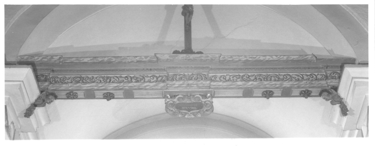 trabeazione, opera isolata - bottega lombarda (sec. XVIII)