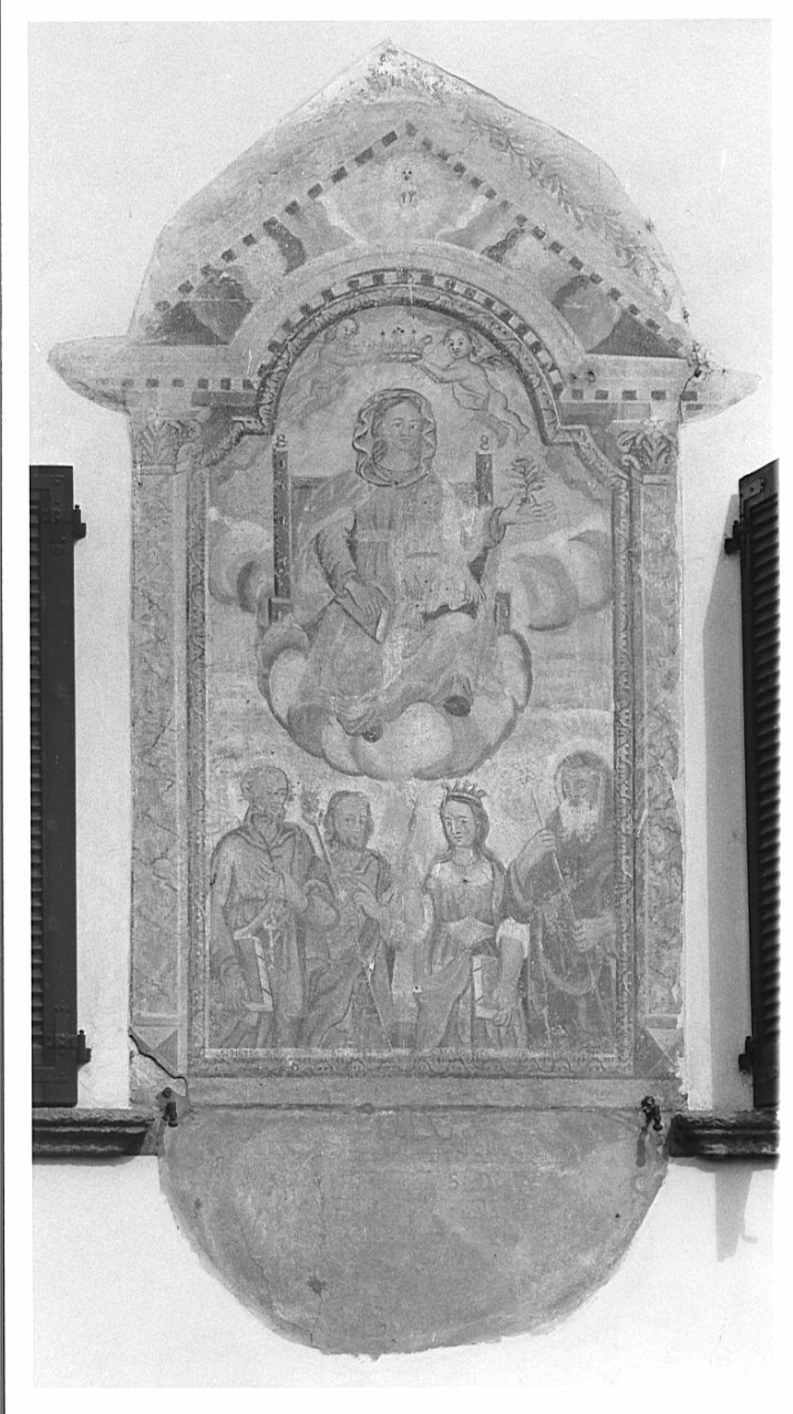 Madonna con Bambino e Santi (dipinto, opera isolata) - ambito lombardo (prima metà sec. XVII)