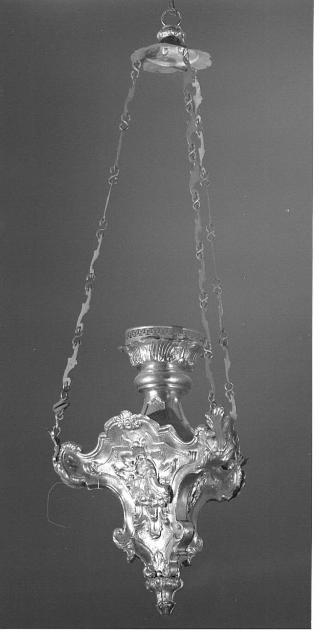 lampada pensile, opera isolata - bottega lombarda (sec. XVIII)