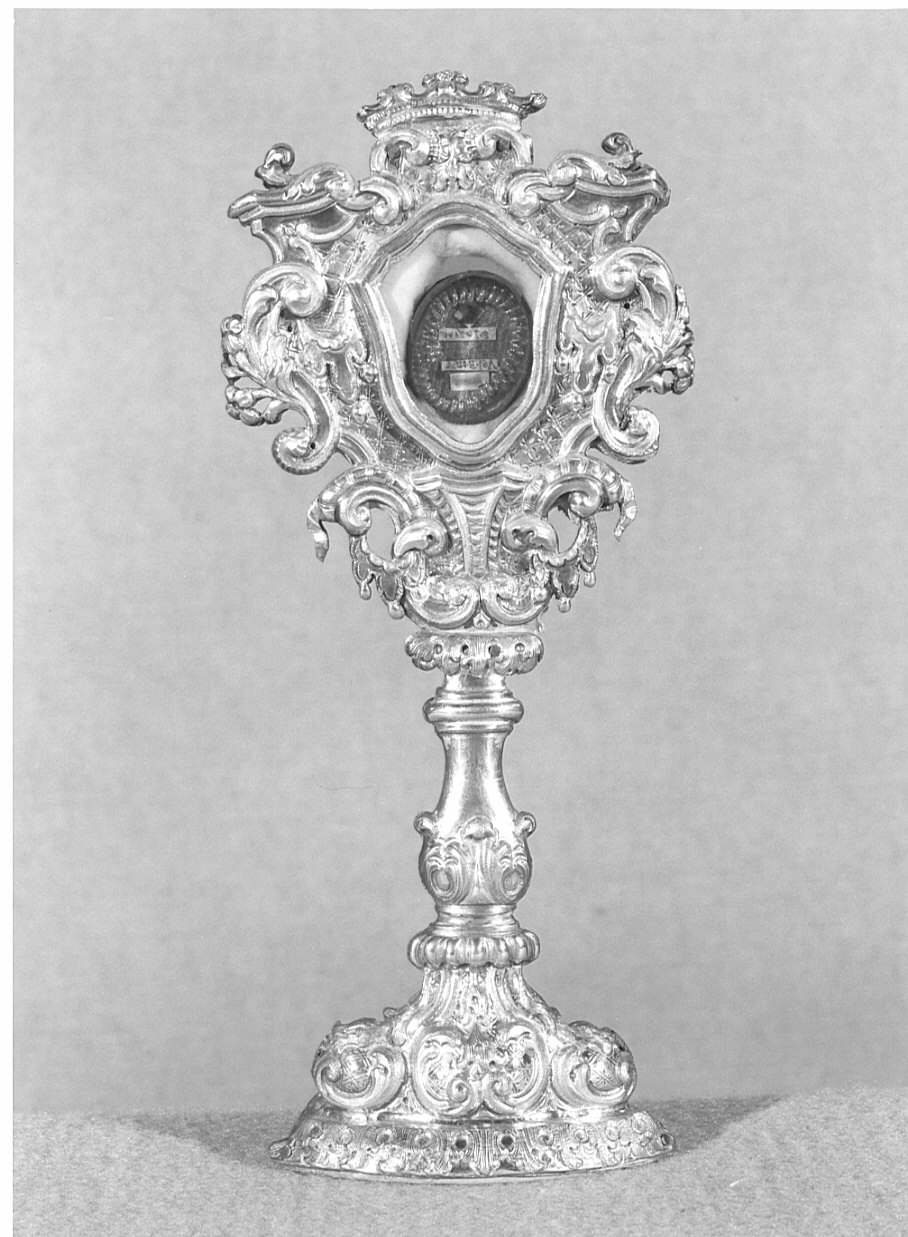 reliquiario - a ostensorio, opera isolata - bottega lombarda (seconda metà sec. XVIII)
