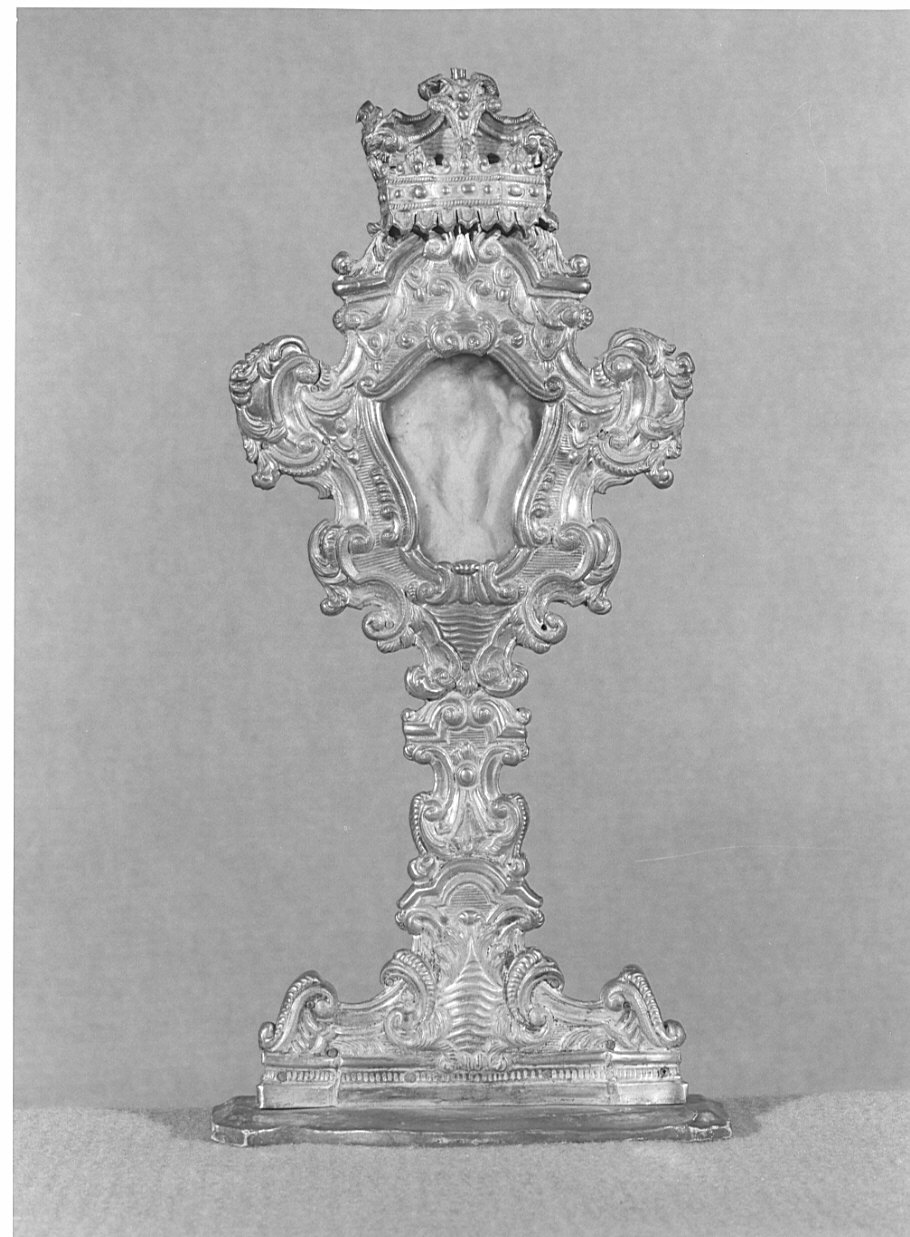 reliquiario - a ostensorio, opera isolata - bottega lombarda (sec. XVIII)