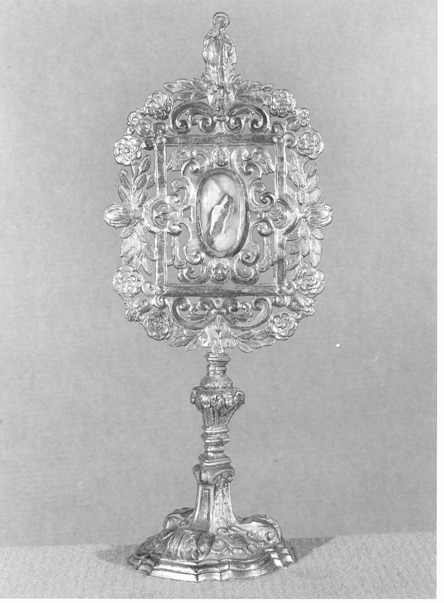 reliquiario - a tabella, opera isolata - bottega lombarda (seconda metà sec. XVIII)