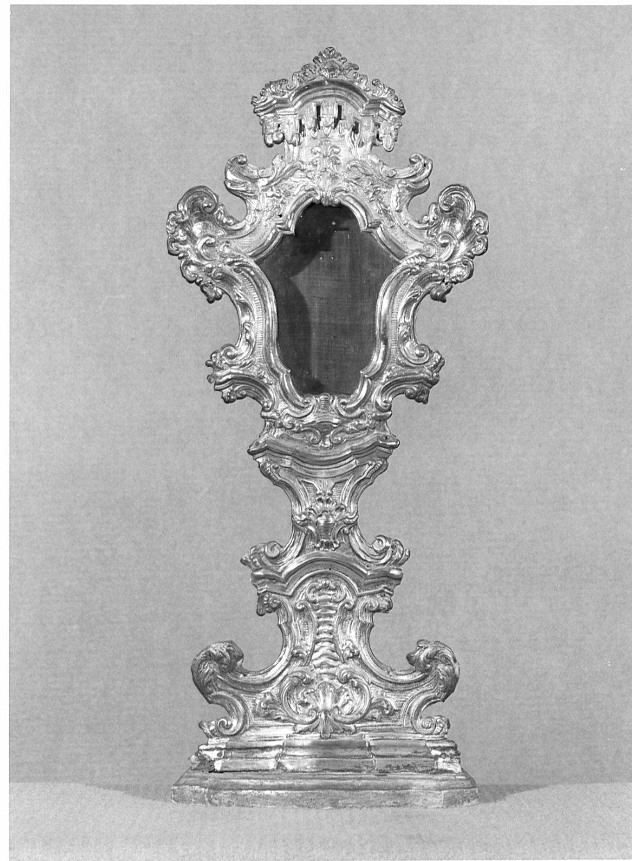 reliquiario - a ostensorio, opera isolata - bottega lombarda (seconda metà sec. XVIII)