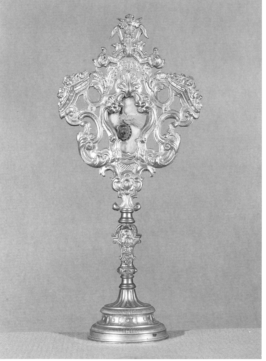 reliquiario - a ostensorio, opera isolata - bottega lombarda (primo quarto sec. XX)