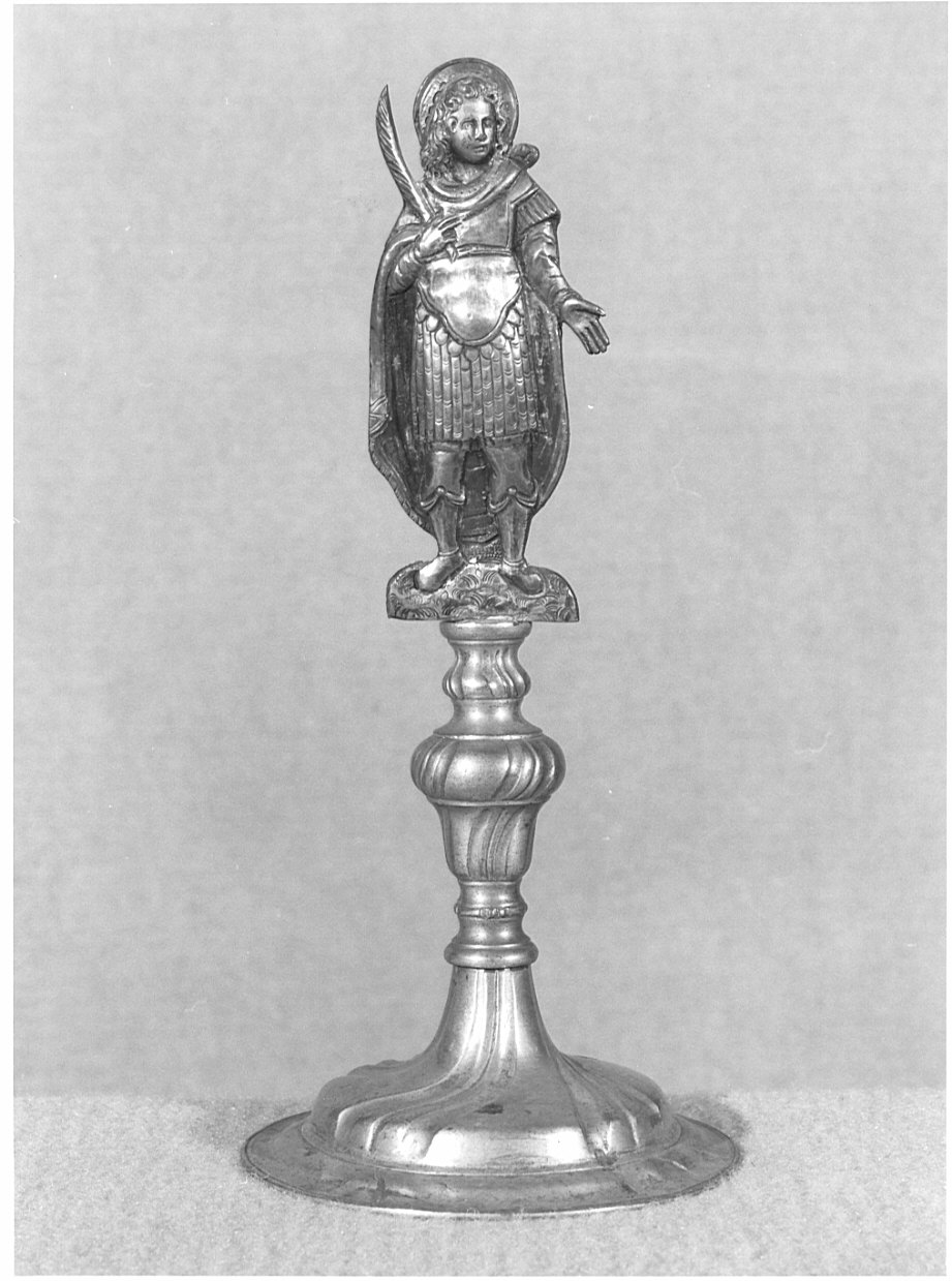 reliquiario - a statuetta, opera isolata - bottega lombarda (seconda metà sec. XVIII)